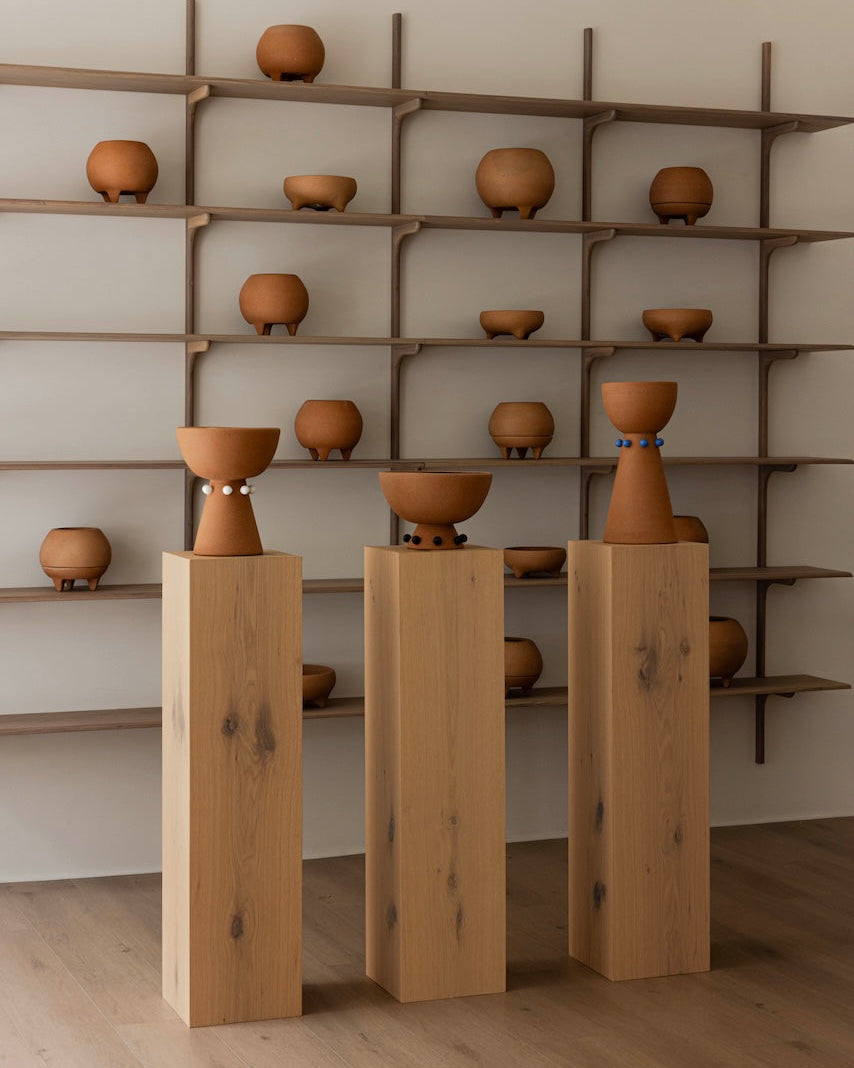 Wood Pedestal