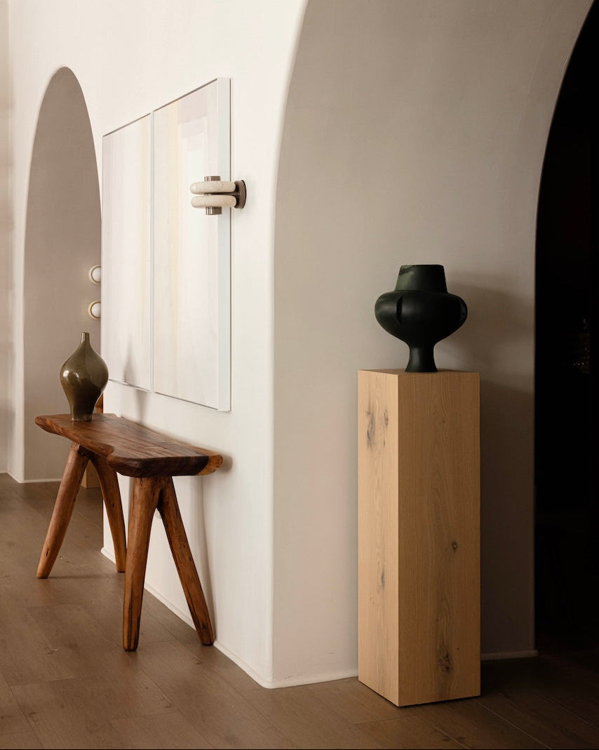Wood Pedestal
