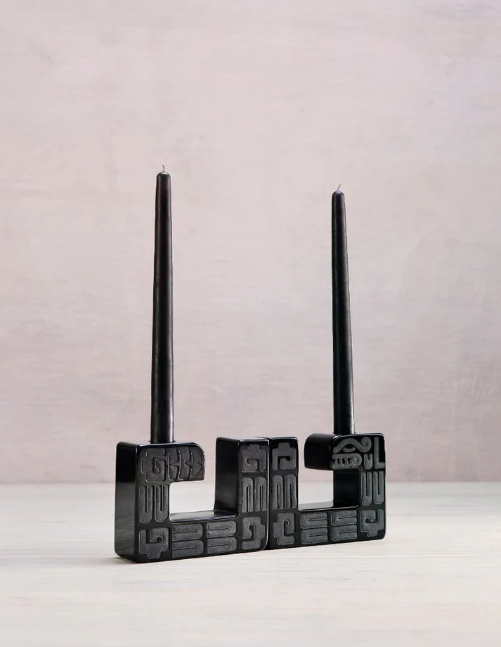 Coatl Candleholder Set