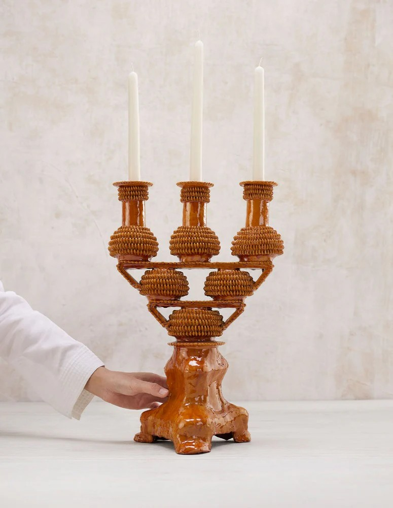 Tres Luces Candleholder