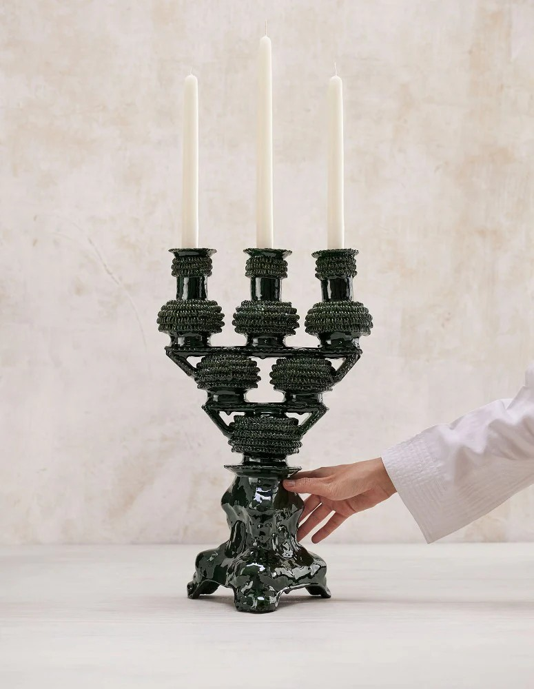 Tres Luces Candleholder