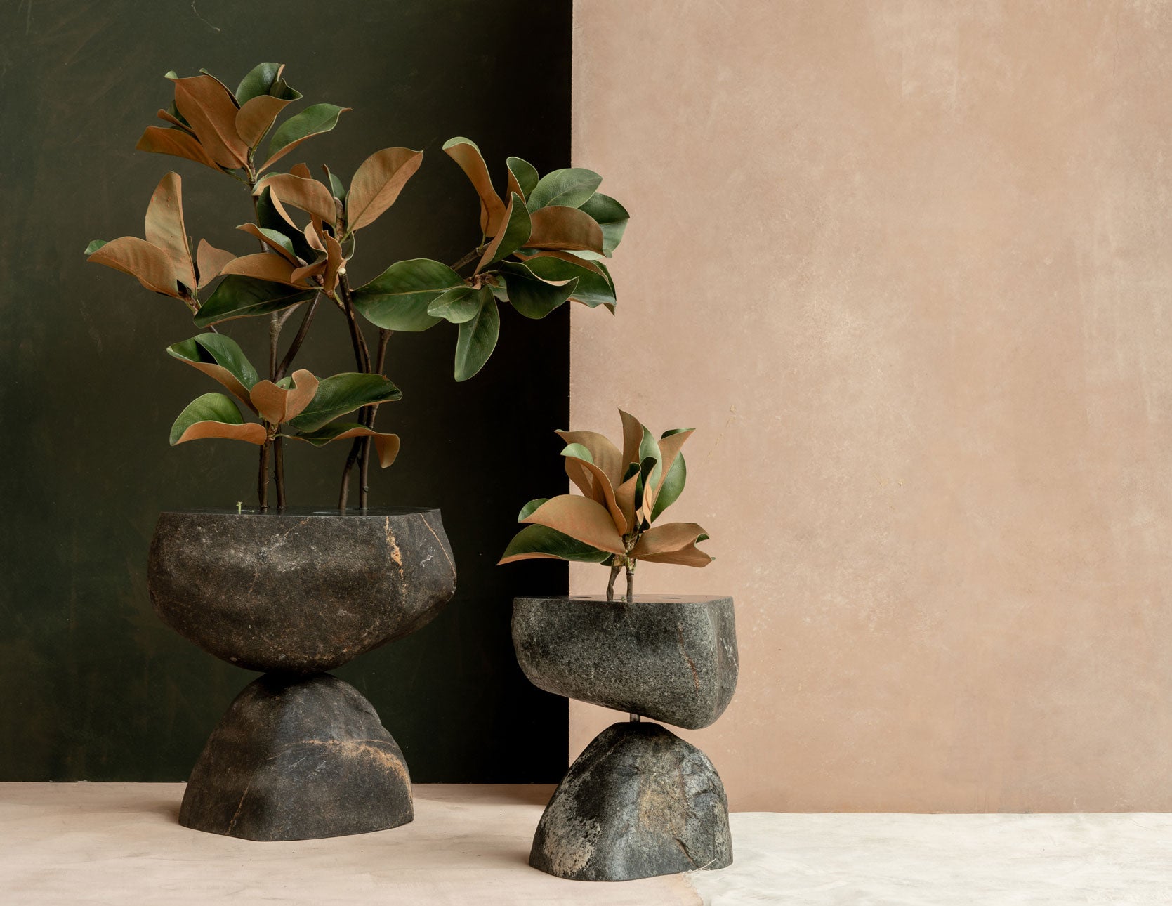 Granite planter