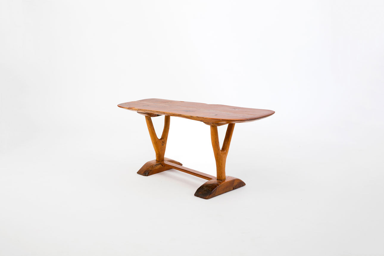 EARLY MEXICAN HANDMADE FURNITURE BENCH