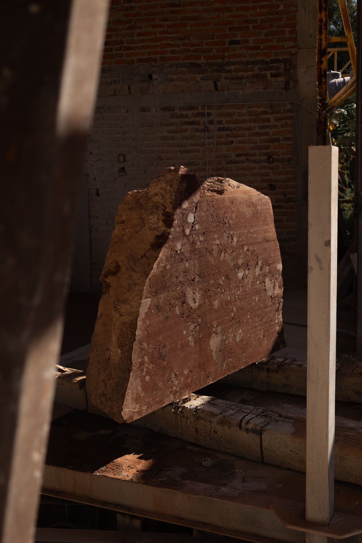 Coa Tezontle Stone Side Table