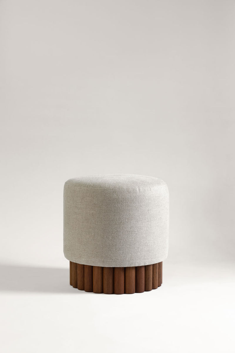 Loto Pouf Tzalam Wood