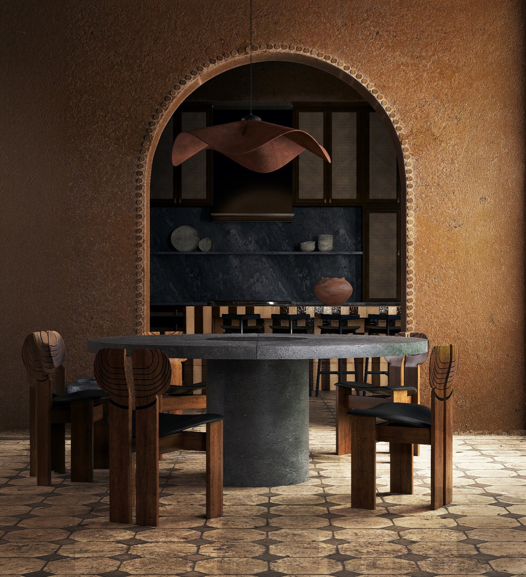 Petra Round Dining Table